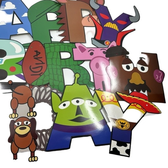 Cartoon Story Birthday Banner &‎ Cow Print Napkins Set - Picture 9 of 10